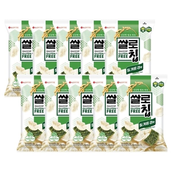 쌀로칩 들기름: 김맛