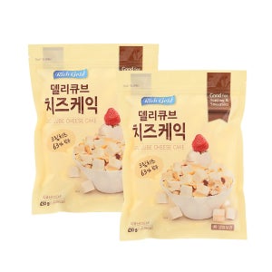 [행사]리치골드 델리큐브 치즈케익 430g 2개