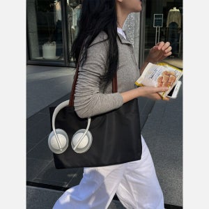 디파인아더 Large Allday Bag 라지 올데이백 (Black&Brown Strap)