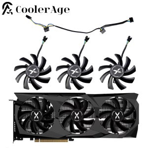 XFX RX 6700 XT Speedster SWFT 비디오 카드 팬 85MM T129215SU RX6700XT 교체용 그래픽 카드 GPU 팬