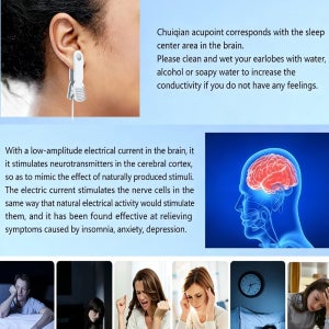 수면 보조 기기 CES 자극 요법 1000Hz 패치 핸드헬드 불안 우울증 빠른 수면 기기