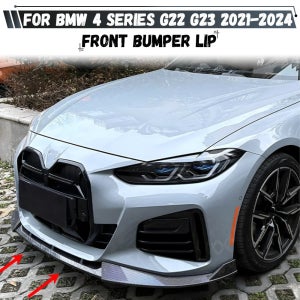 BMW 4 시리즈 G22 G23 420i 430i 430d M440i M 2021-2024 프론트 범퍼 립 스포일러 스플리터 디퓨저 바디킷 튜닝