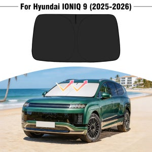 현대 IONIQ 9 2025 2026 차량용 앞유리 차양 커버, 앞창 햇빛 가리개, UV 차단 액세서리