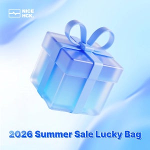NICEHCK 2026 랜덤 럭키 백 알리익스프레스 여름 세일 후쿠부쿠로 감사 프로젝트 IEM 케이블 이어폰 미스터리 박스