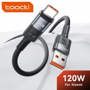 투키 6A 초고속 충전 USB to USB C 케이블 (샤오미 미 프로 레드미 터보 차지 120W 고속 타입 C 케이블) 1/2/3/5팩