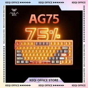 아울라 AG75 기계식 키보드 마그네틱 축 풀 메탈 케이스 75% 레이아웃 유선 게이밍 키보드 (FPS 게임, 발로란트, CS2 커스텀)