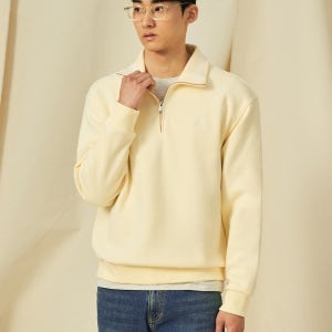 [빈폴멘] 칼라넥 스웨트 셔츠 - 옐로우 노란색(골드) BC5141C11E