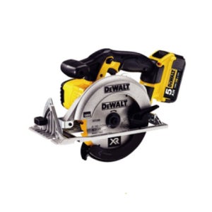 [디월트] 18V 충전 원형톱 DCS391P2 (165mm, 풀세트/5.0Ah 2개+충전기+케이스)