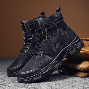 남성워커 밀리터리부츠 키높이 캐주얼 하이탑 SD602 남성워커 남자워커 캐주얼화