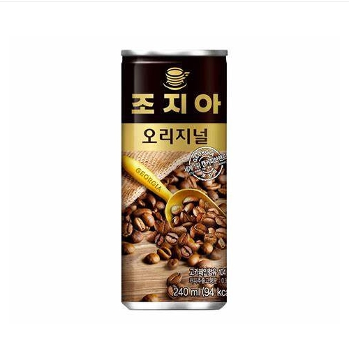 조지아 오리지널 캔커피