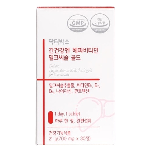닥터박스 간건강엔 헤파비타민 밀크씨슬 골드