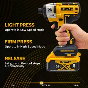 DEWALT DCF887 20V 브러시리스 임팩트 드라이버 205Nm LED 조명 인체공학적 리튬 스크루드라이버 DIY 유지보수 작업용