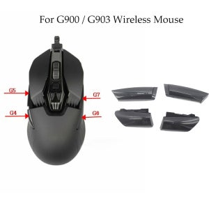 로지텍 G900 G903 마우스용 교체 사이드 버튼 세트 G4 G5 G6 G7 수리 부품