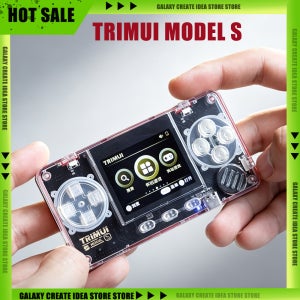 TRIMUI 모델 S 2.0인치 휴대용 게임 콘솔 IPS 스크린 초소형 향수를 불러일으키는 휴대용 투명 카드 커스텀 머신 PC