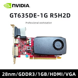 NVIDIA GeForce GT 635DE 1G GT635DE 그래픽 카드 DDR3 HDMI VGA GT 635DE 1G DDR3 PCI-Express 3.0 R5H2D 그래픽 비