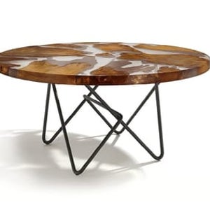 Riva 1920 리바1920 KAURI EARTH 원형테이블 거실테이블 8488876999001