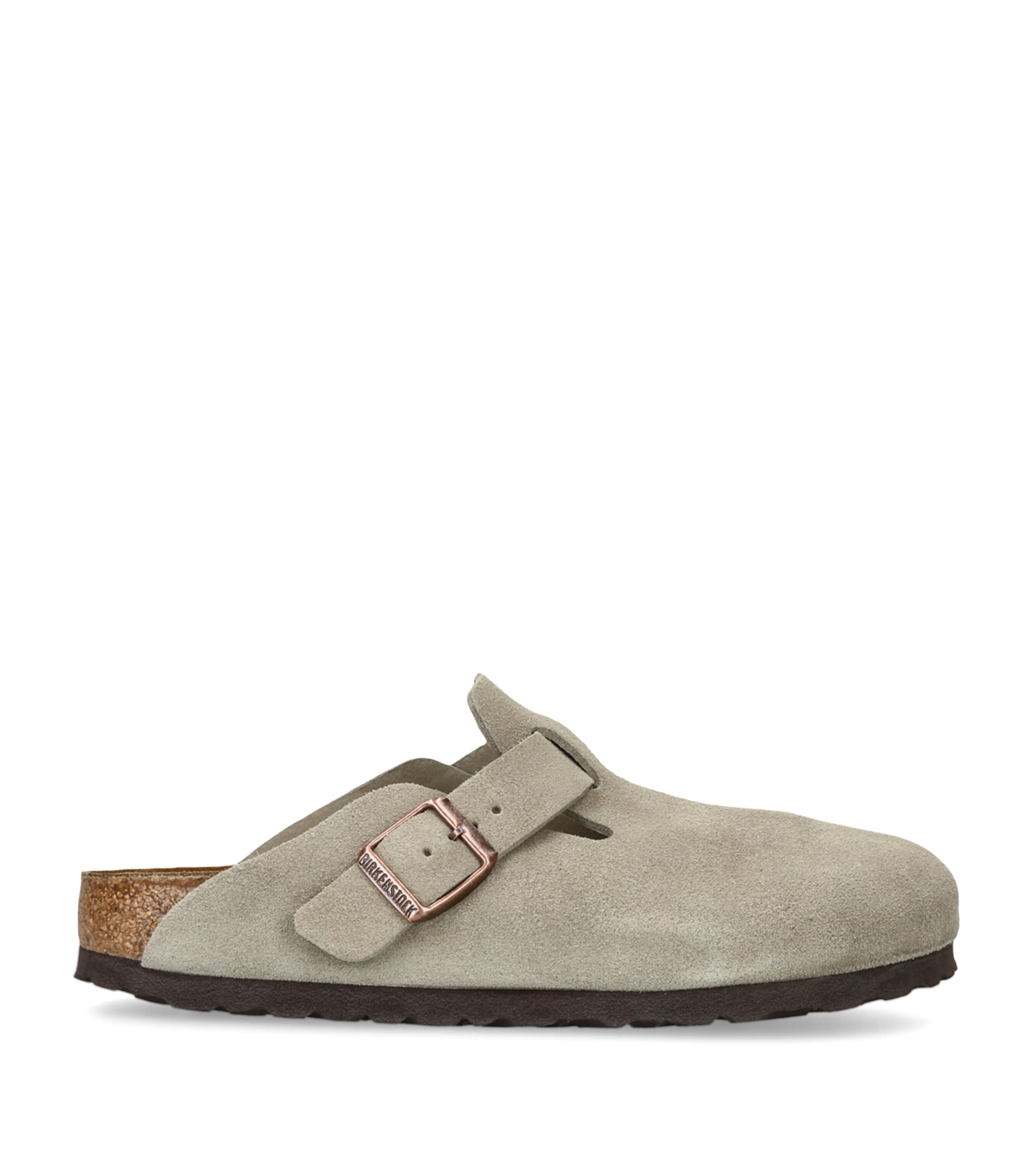 Birkenstock Suede Boston Clogs