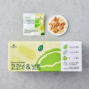 [그린너트] 매일견과 코코넛&넛츠 400g (20gX20봉)