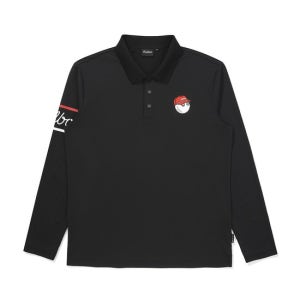 [말본골프]기능성 소재 긴팔 폴로 티셔츠 BLACK (MAN) BLACK M5321PTL03BLK