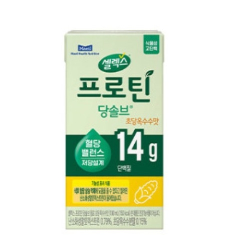 셀렉스 프로틴 당솔브 초당옥수수맛 성분 분석