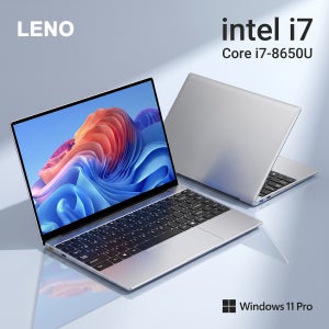 LENO 울트라 슬림 14.1인치 노트북 인텔 코어 i7 8650U 32GB 2TB 윈도우 11 프로 게이밍 컴퓨터 PC 게이머 사무용 노트북 1920*1080 HD