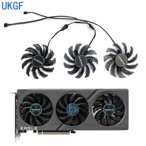 GIGABYTE GeForce RTX4060 4060S 4070 EAGLE OC 그래픽 카드용 GPU 선풍기, 75mm 4 핀 PLD08010S12HH RTX 4060 4060S,