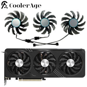 기가바이트 지포스 RTX 4060 4060Ti 게이밍 OC 75MM PLD08010S12HH RTX4060 RTX4060Ti 그래픽 카드 교체용 팬