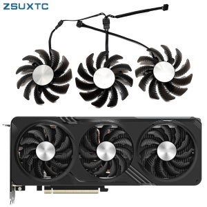 쿨링 팬 75MM 4핀 RTX4060 Ti (기가바이트 RTX 4060 4060TI 게이밍 OC 비디오 카드 팬 PLD08010S12HH 용)