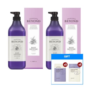 비욘드 바디디펜스 샤워 1L 더블구성+프로디펜스 샴푸 5ml*5 + 트리트먼트 5ml*5