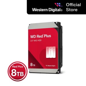 Western Digital WD RED PLUS HDD 하드디스크 - 8TB (WD80EFPX)