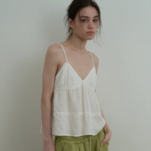 [위드아웃썸머] Marine lace sleeveless