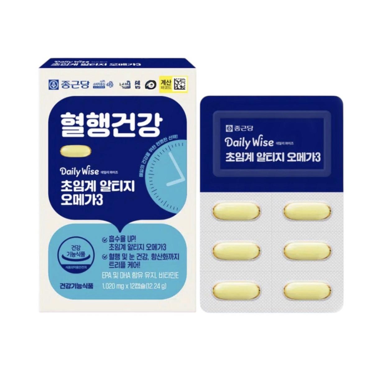 DAILY WISE 초임계 알티지 오메가3 제품 이미지