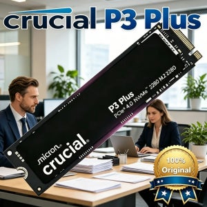 고속 크루시얼 P3 플러스 NVME 2280 1TB 2TB SSD PCIe Gen4 NVMe M.2 내장 하드 드라이브 OEM 패키지