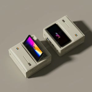 아야네오 레트로 미니 PC AM01S AMD 라이젠 7 8745HS 플립 보조 화면 디자인 미니 PC 데스크탑 컴퓨터