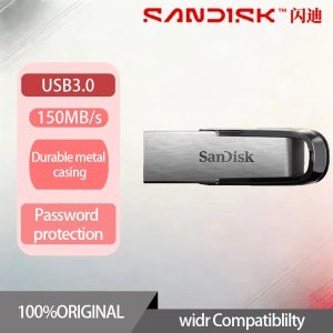 샌디스크 CZ73 USB 3.0 펜드라이브 128GB USB 플래시 드라이브 16GB 32GB 64GB 메탈 펜 드라이브 512GB USB3.0 스틱 256GB 150MB/s 키 