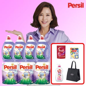 퍼실 엑스퍼트 실내건조 라벤더젤 맥스 2.5L 4통+1.8L 3팩+프릴1개+브레프1개+퍼울300ml 1개+쿨러백 TV상품