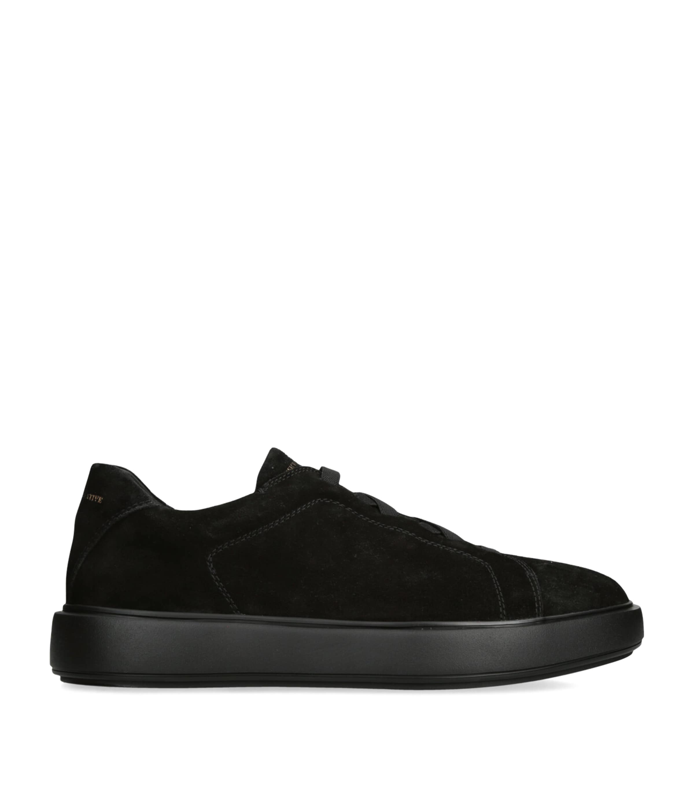 Officine Creative Suede Slouch Tonal Sneakers