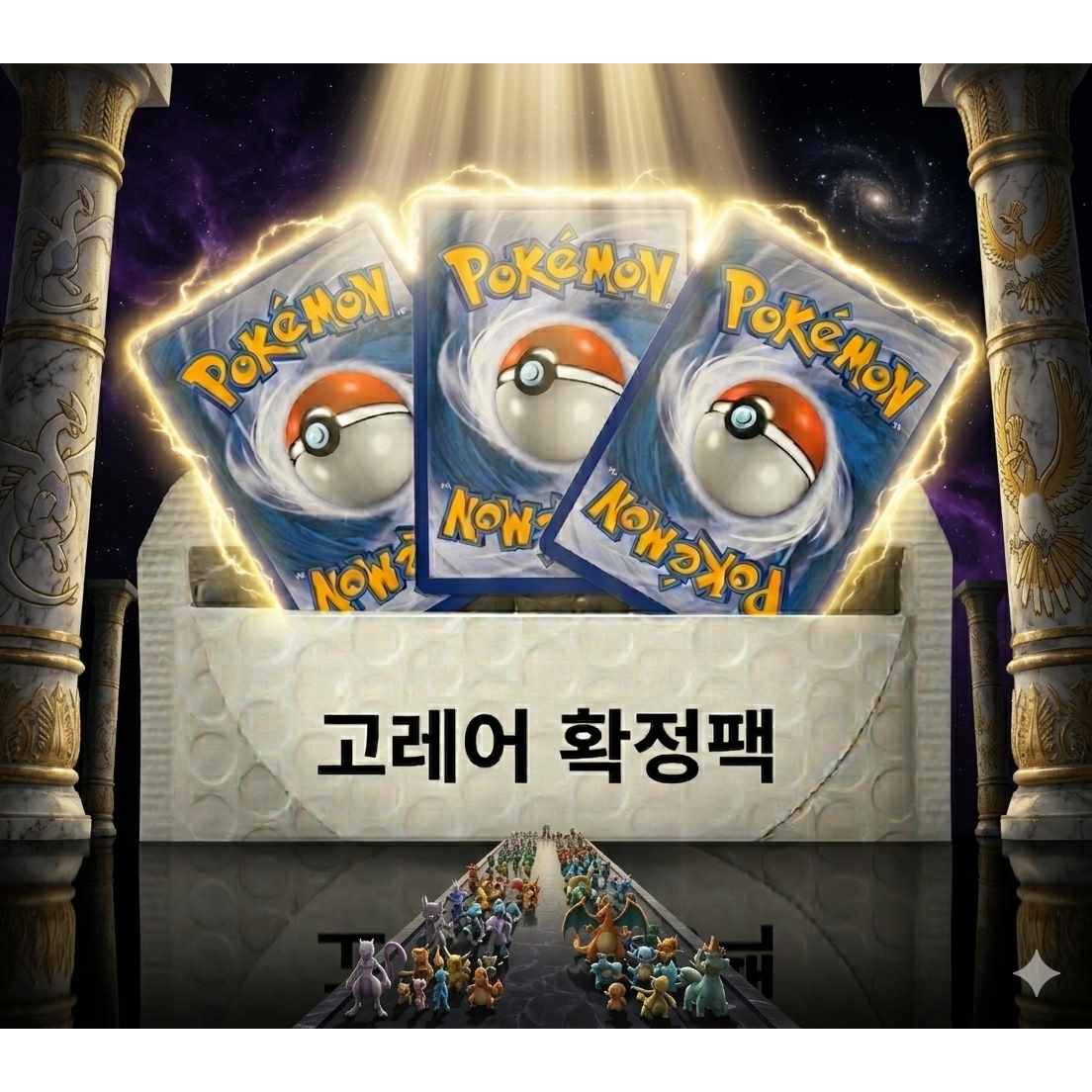 포켓몬 포켓몬카드 고레어 확정 수제팩 선물세트