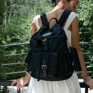 [라츠유] Nostalgia Big Backpack BLACK LOTS5BAW007OBK