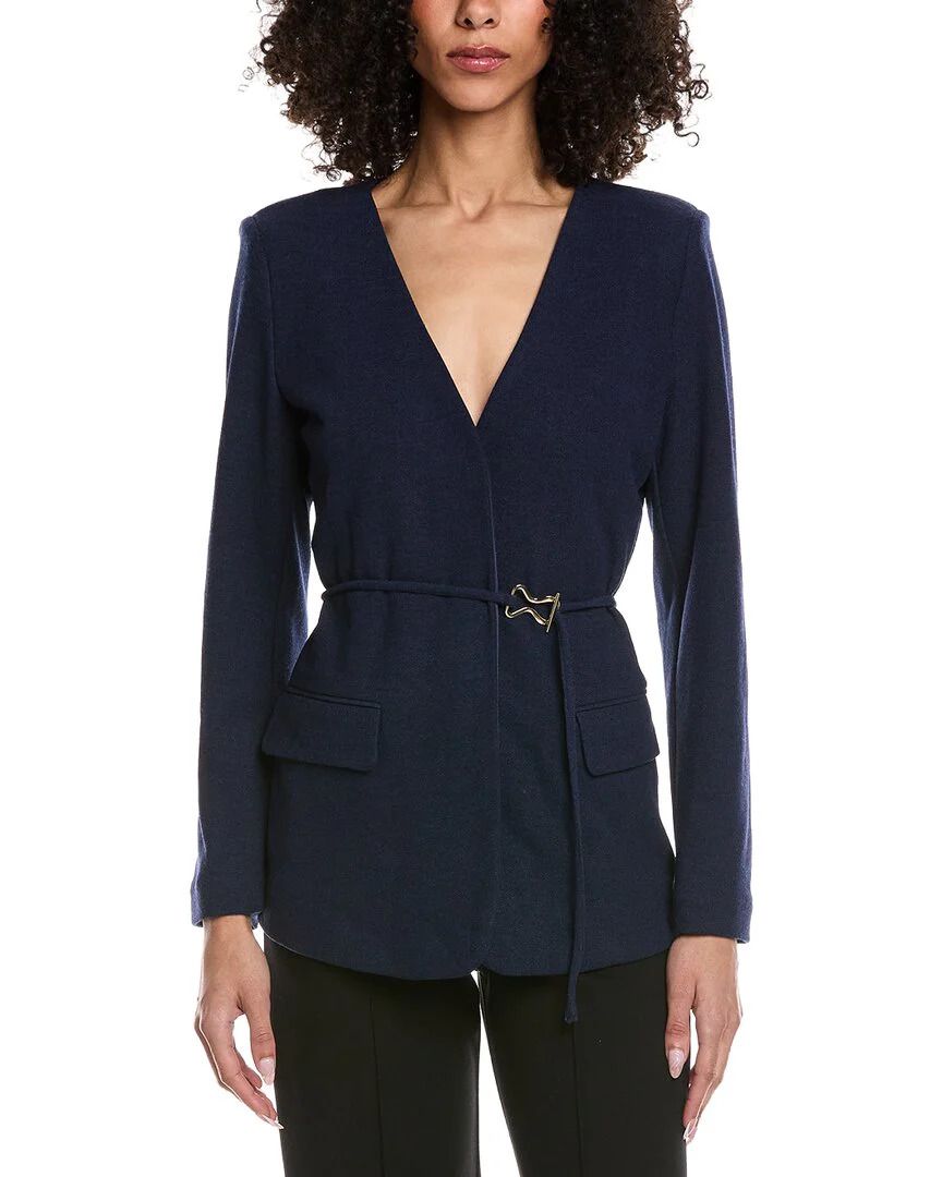 빈스카뮤토 벨트 장식 네이비 가디건 재킷 자켓 belted cardigan jacket 8877790330940 156019023