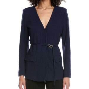 빈스카뮤토 벨트 장식 네이비 가디건 재킷 자켓 belted cardigan jacket 8877790330940 156019023