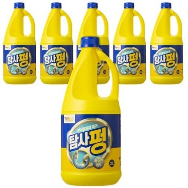 탐사 탐사 펑 배수구 세정제 2L 6개