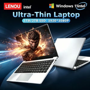 LENOU 15.6인치 울트라 슬림 노트북 인텔 코어 i9-10980HK 윈도우 11 프로 16GB DDR4 1TB SSD 휴대용 게이밍 사무용 비즈니스 노트북 PC