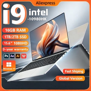 2026 15.6인치 게이밍 노트북 인텔 코어 i9-10980HK 32GB RAM 1TB/2TB M.2 SSD 윈도우 11 4K UHD 백라이트 키보드 노트북 컴퓨터 PC