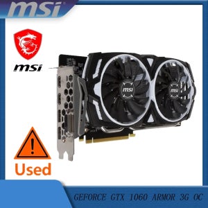 MSI 게이밍 지포스 GTX 1060 3GB GDRR5 192비트 HDCP 지원 DirectX 12 듀얼 팬 VR 지원 OC 그래픽 카드 (GTX 1060 ARMOR 3G OC)