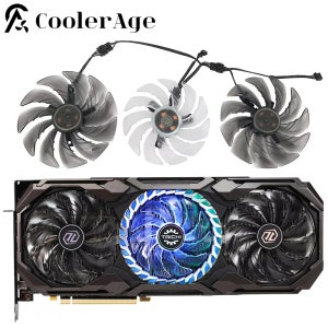 그래픽 카드 교체 선풍기, ASRock AMD Radeon RX 6800 XT Taichi X GPU 선풍기, 95mm FDC10U12S9-C 85mm FDC10H12S9-C RX
