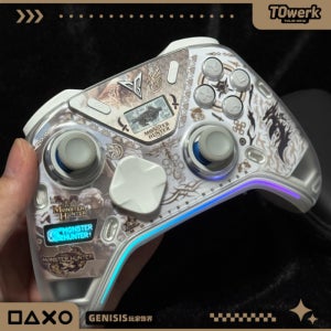 Flydigi Apex 5 4 핸들 쉘용 맞춤형 스티커 몬스터 헌터 테마 수정된 미화 액세서리 선물
