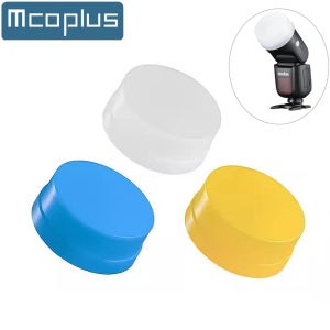Godox AD100Pro V1 V1Pro V100 라운드 헤드 플래시 및 H200R이 포함된 AD200 AD200Pro용 Mcoplus 3PCS 플래시 라운드 돔 디퓨저
