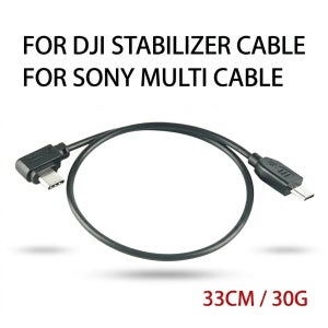 DJI R용(USB C-소니 멀티) Ronin SC/RSC2/RS3/RS4 스태빌라이저 카메라용 소니 범용 사진 케이블용 제어 케이블