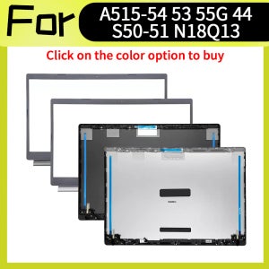 Aspire 5 A515-54 A515-44 A515-53 55 A515-55G S50-51 N18Q13 교체 하우징 케이스 용 실버/블랙 노트북 액세서리